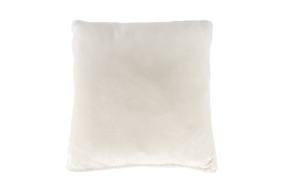 Heaven Fluffy Kussen – Luxe Hoogpolig Sierkussen - Creme