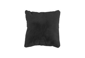 Heaven Fluffy Kussen – Luxe Hoogpolig Sierkussen - Antraciet Grijs