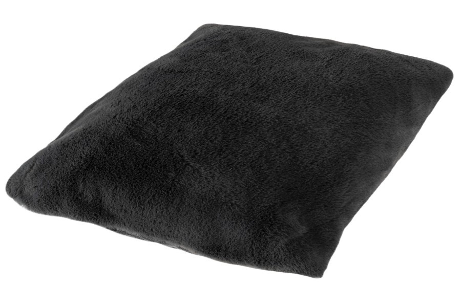 Heaven Fluffy Kussen – Luxe Hoogpolig Sierkussen - Antraciet Grijs