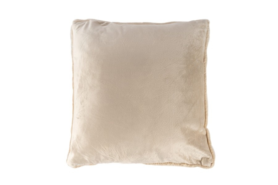 Heaven Fluffy Kussen – Luxe Hoogpolig Sierkussen - Beige