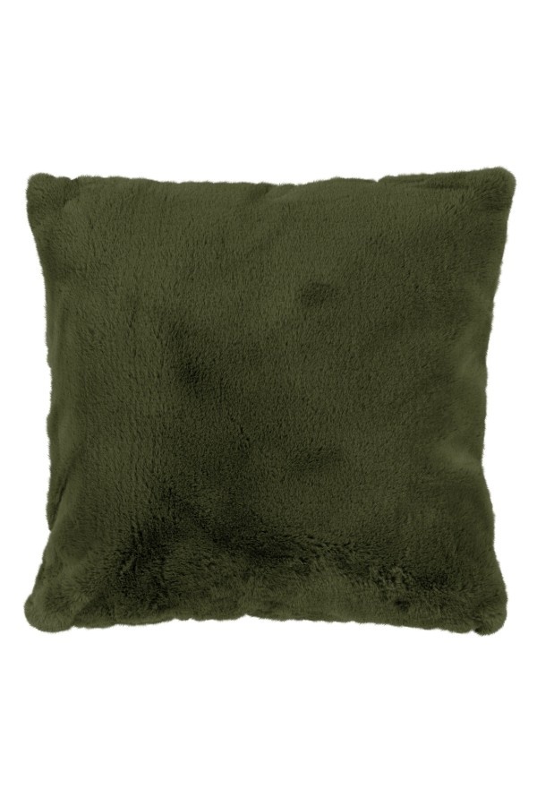 Heaven Fluffy Kussen – Luxe Hoogpolig Sierkussen - Groen