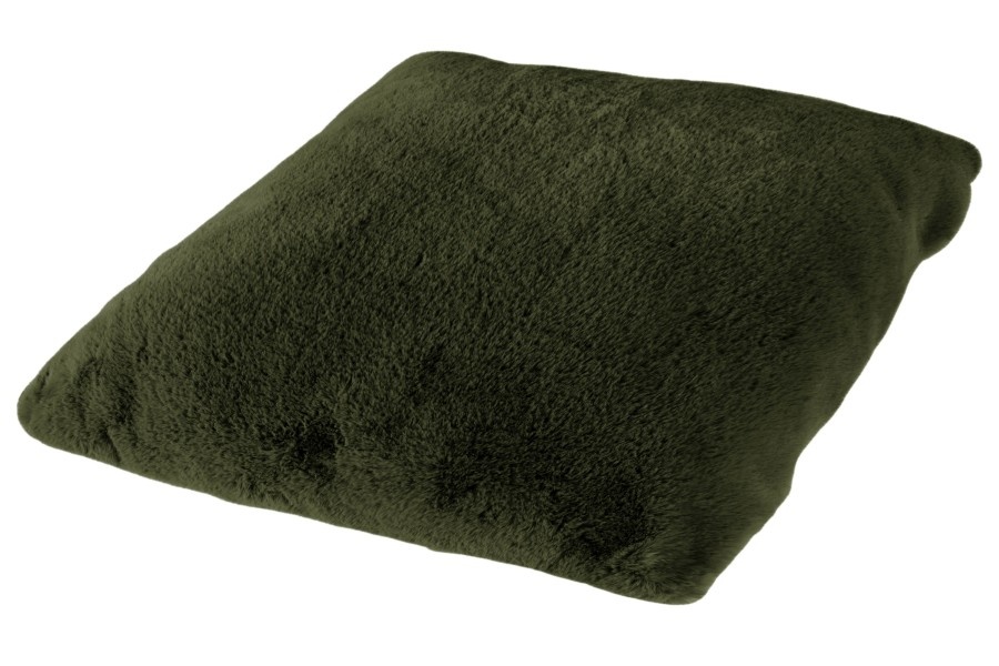 Heaven Fluffy Kussen – Luxe Hoogpolig Sierkussen - Groen