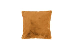 Heaven Fluffy Kussen – Luxe Hoogpolig Sierkussen - Geel Goud