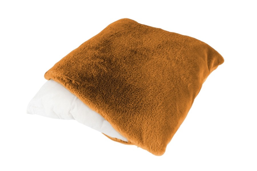 Heaven Fluffy Kussen – Luxe Hoogpolig Sierkussen - Geel Goud