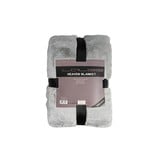 Tapijtenloods Heaven Vacht Plaid - Fluffy Deken - Hoogpolig - Soft Touch Effen - Zilver Grijs