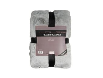 Tapijtenloods Heaven Vacht Plaid - Fluffy Deken - Hoogpolig - Soft Touch Effen - Zilver Grijs