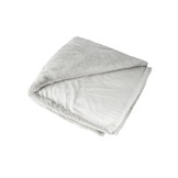 Tapijtenloods Heaven Vacht Plaid - Fluffy Deken - Hoogpolig - Soft Touch Effen - Zilver Grijs