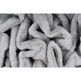 Tapijtenloods Heaven Vacht Plaid - Fluffy Deken - Hoogpolig - Soft Touch Effen - Zilver Grijs