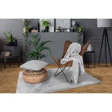 Tapijtenloods Heaven Vacht Plaid - Fluffy Deken - Hoogpolig - Soft Touch Effen - Zilver Grijs