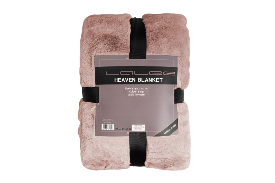 Tapijtenloods Heaven Vacht Plaid - Fluffy Deken - Hoogpolig - Soft Touch Effen - Roze