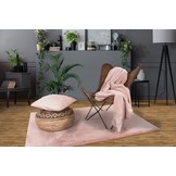 Tapijtenloods Heaven Vacht Plaid - Fluffy Deken - Hoogpolig - Soft Touch Effen - Roze