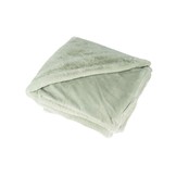 Tapijtenloods Heaven Vacht Plaid - Fluffy Deken - Hoogpolig - Soft Touch Effen - Pastel Groen