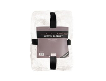 Tapijtenloods Heaven Vacht Plaid - Fluffy Deken - Hoogpolig - Soft Touch Effen - Creme