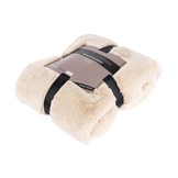 Tapijtenloods Heaven Vacht Plaid - Fluffy Deken - Hoogpolig - Soft Touch Effen - Beige