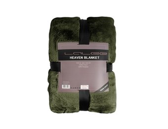 Tapijtenloods Heaven Vacht Plaid - Fluffy Deken - Hoogpolig - Soft Touch Effen - Groen