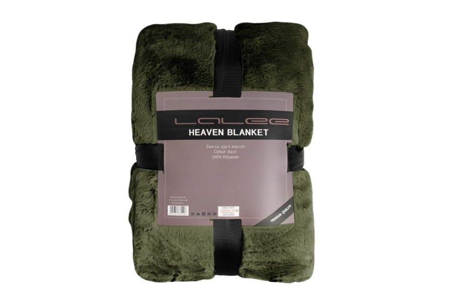 Tapijtenloods Heaven Vacht Deken Hoogpolig Soft Touch Groen