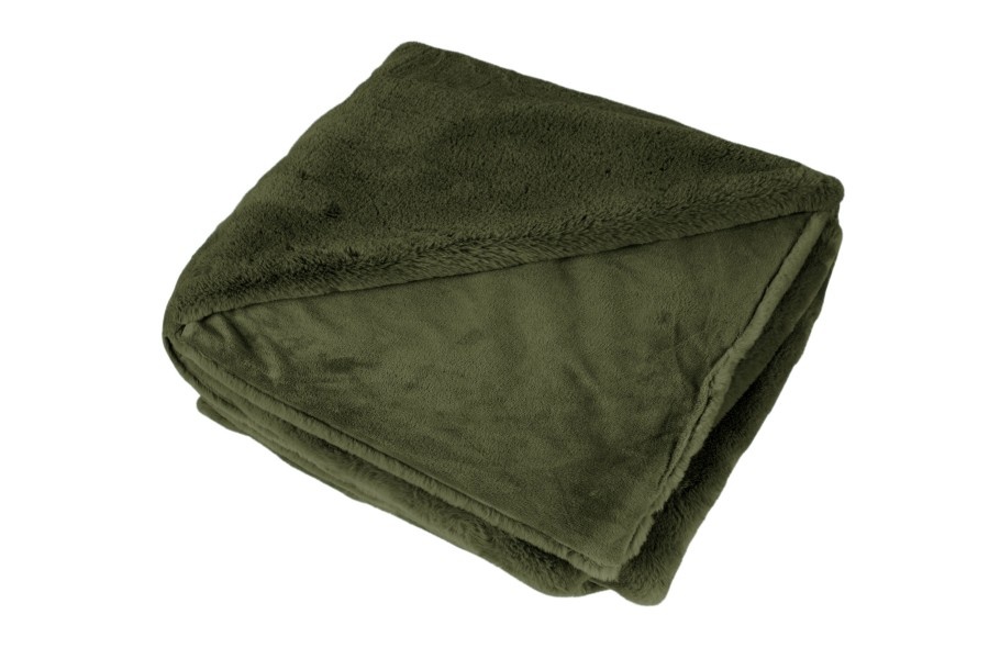 Tapijtenloods Heaven Vacht Deken Hoogpolig Soft Touch Groen