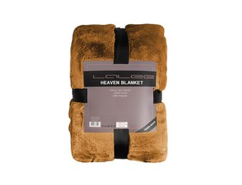 Tapijtenloods Heaven Vacht Plaid - Fluffy Deken - Hoogpolig - Soft Touch Effen - Geel