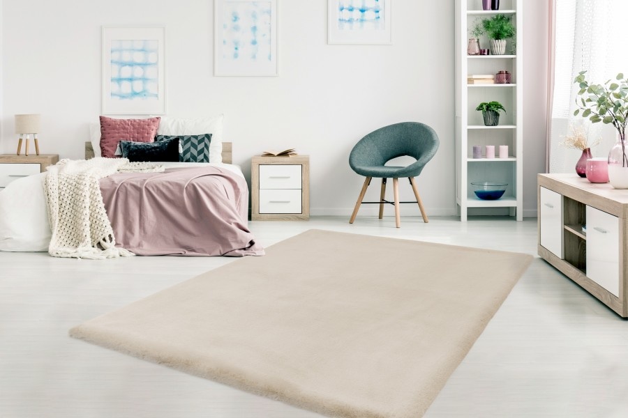 Tapijtenloods Heaven Vacht Vloerkleed Hoogpolig Soft Touch Creme