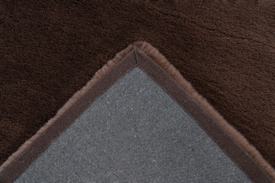 Tapijtenloods Heaven Vacht Vloerkleed Hoogpolig Soft Touch Donker Taupe