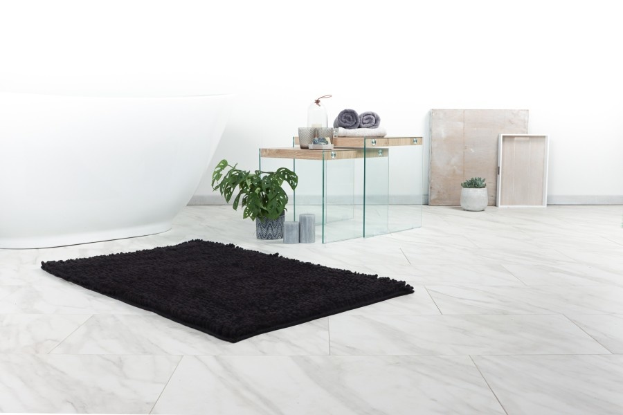 Badmat Fluffy XL - Zwart