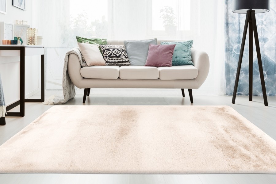 Ethernity Luxe Soft Fluffy Hoogpolig Vloerkleed Crème