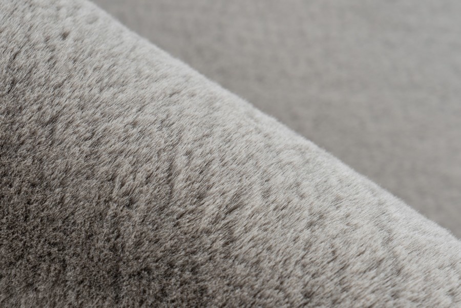 Fluffy Vloerkleed Emotion | Hoogpolig | Zacht | 100% Polyester | Woonkamer/Slaapkamer | Taupe