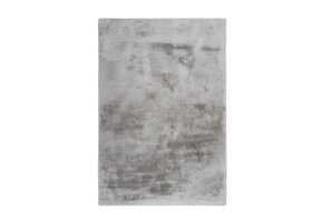 Fluffy Vloerkleed Emotion | Hoogpolig | Zacht | 100% Polyester | Woonkamer/Slaapkamer | Grijs Zilver