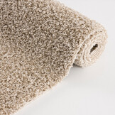 Loca Shaggy Vloerkleed – Modern Uni Effen – Beige Hoogpolig & Zacht