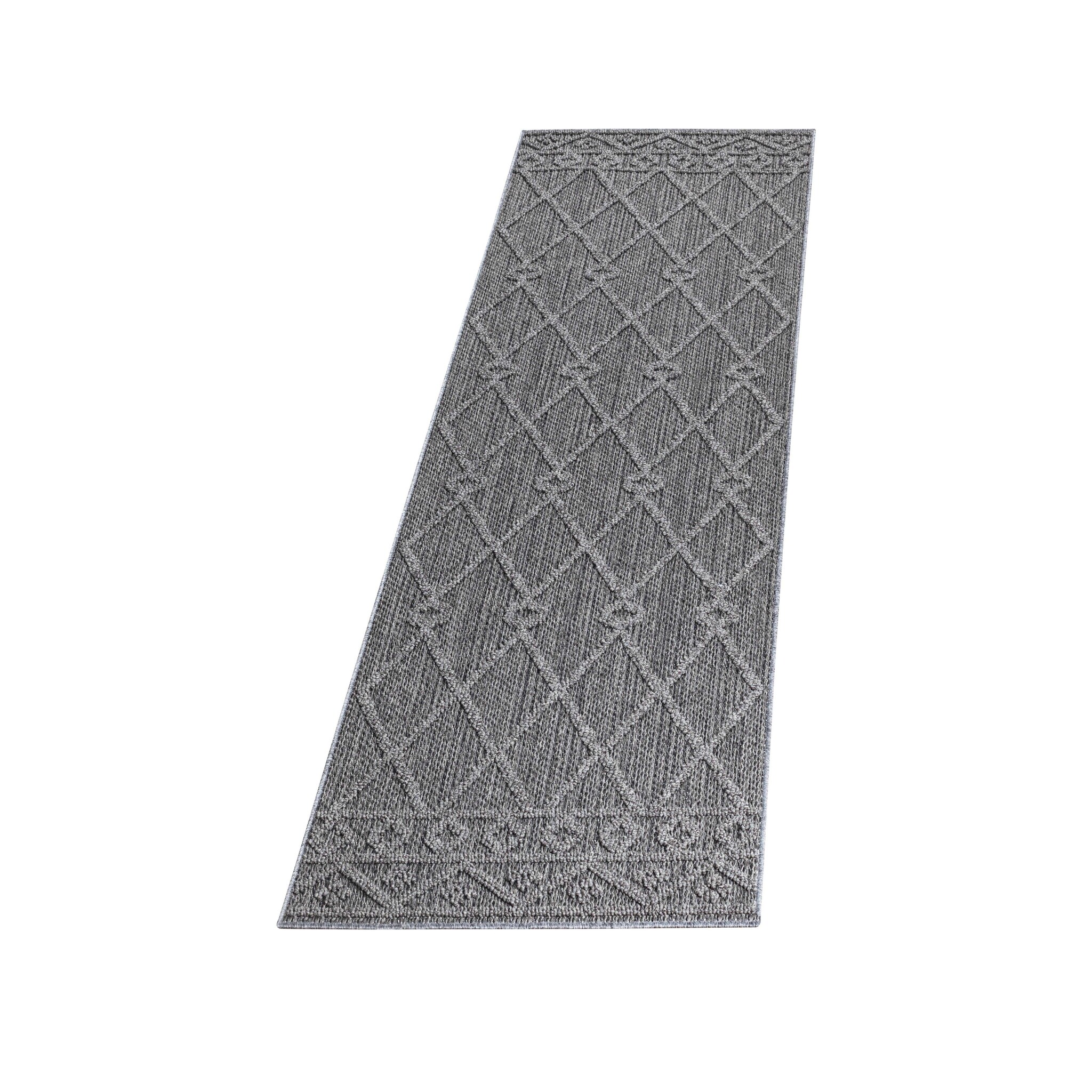 Natur Lucia Buitenkleed Sisal Laagpolig Indoor en Outdoor Grijs