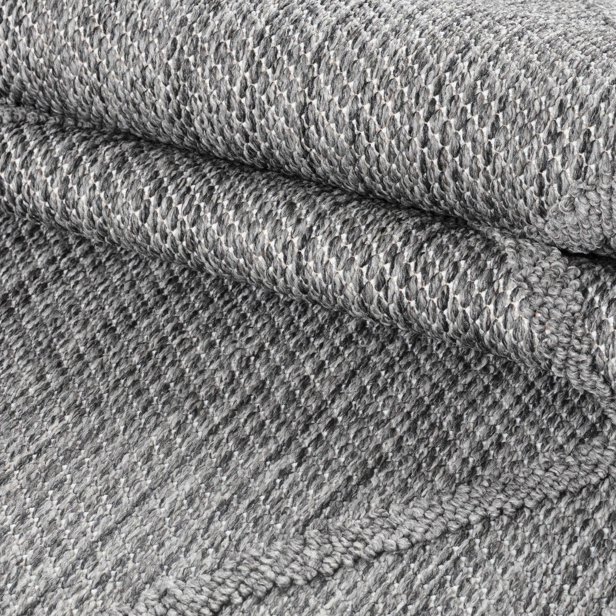 Natur Lykia Buitenkleed Sisal Laagpolig Indoor en Outdoor Grijs