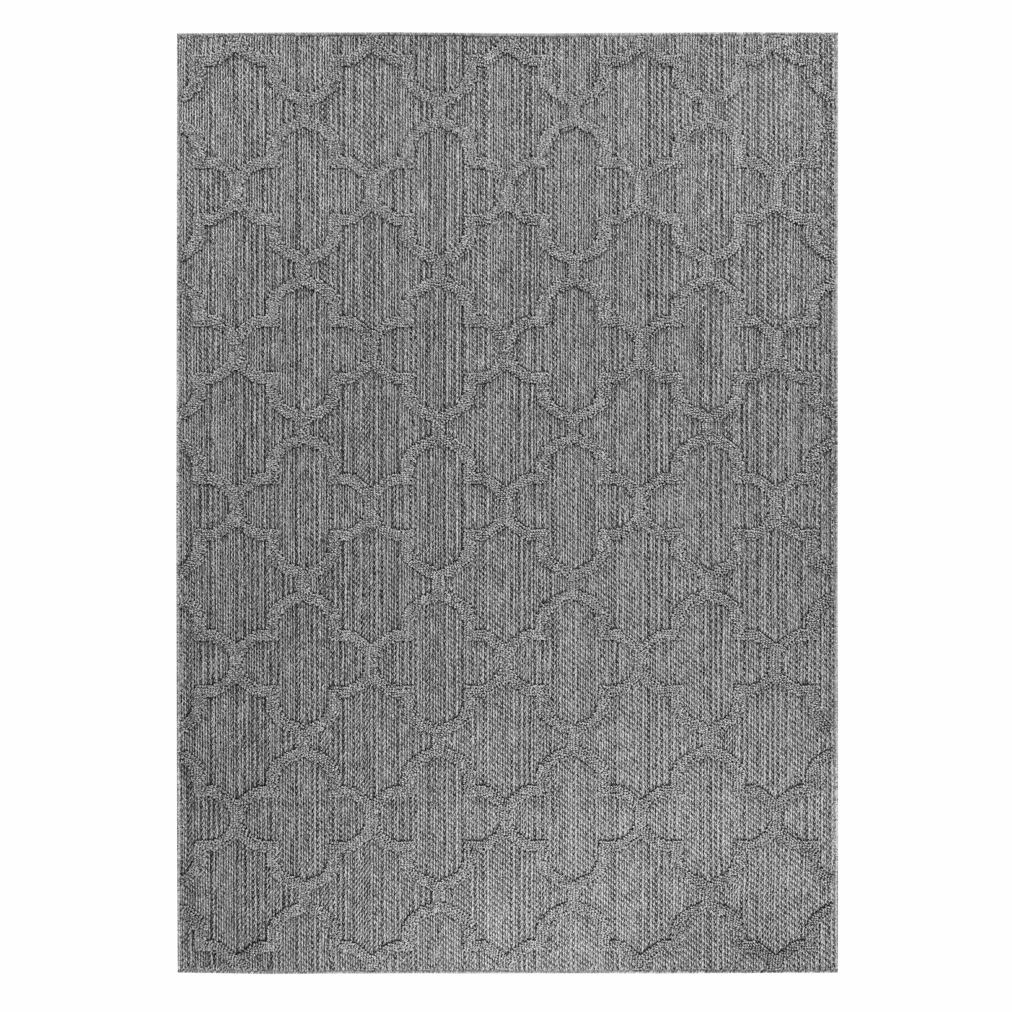 Natur Patara Buitenkleed Sisal Laagpolig Indoor en Outdoor Grijs