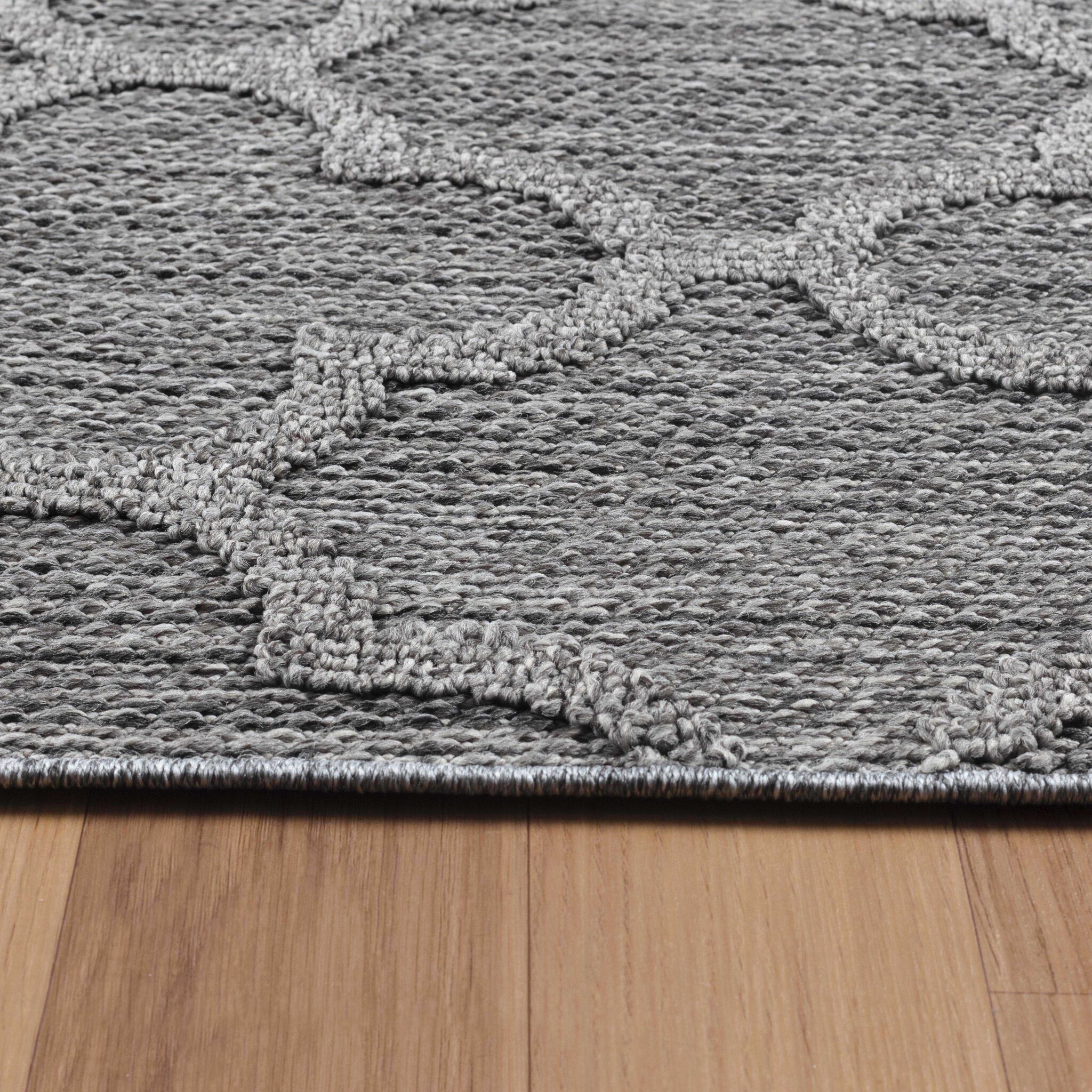 Natur Patara Buitenkleed Sisal Laagpolig Indoor en Outdoor Grijs