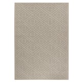 Natur Vloerkleed Basili Buitenkleed Sisal Laagpolig Indoor en Outdoor Beige