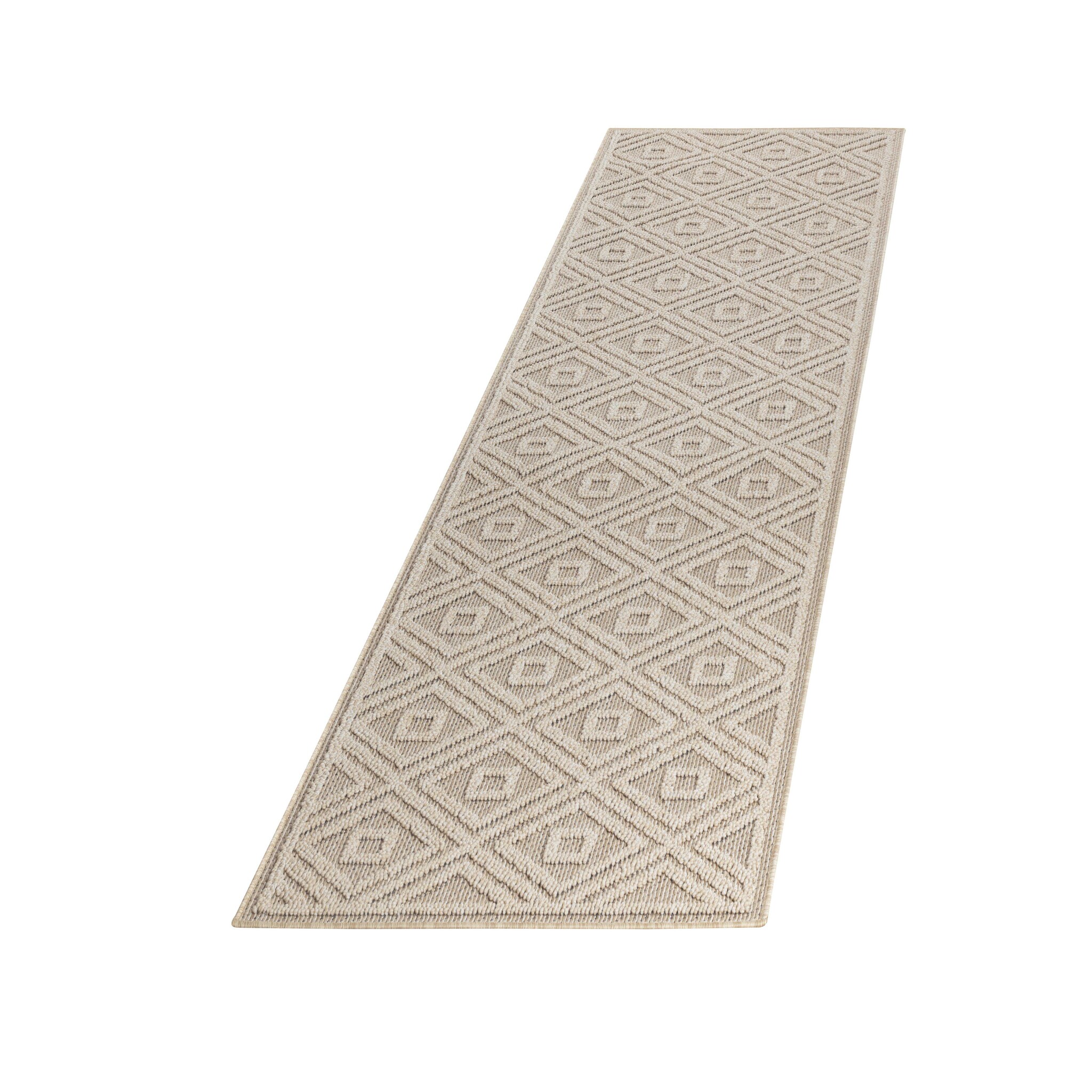 Natur Basili Buitenkleed Sisal Laagpolig Indoor en Outdoor Beige
