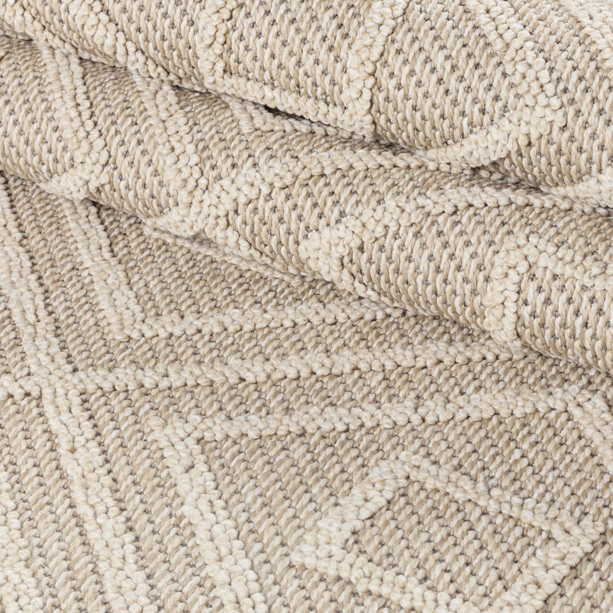 Natur Basili Buitenkleed Sisal Laagpolig Indoor en Outdoor Beige