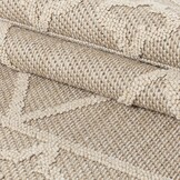 Natur Vloerkleed Lucia Buitenkleed Sisal Laagpolig Indoor en Outdoor Beige