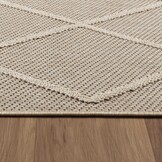 Natur Vloerkleed Lucia Buitenkleed Sisal Laagpolig Indoor en Outdoor Beige