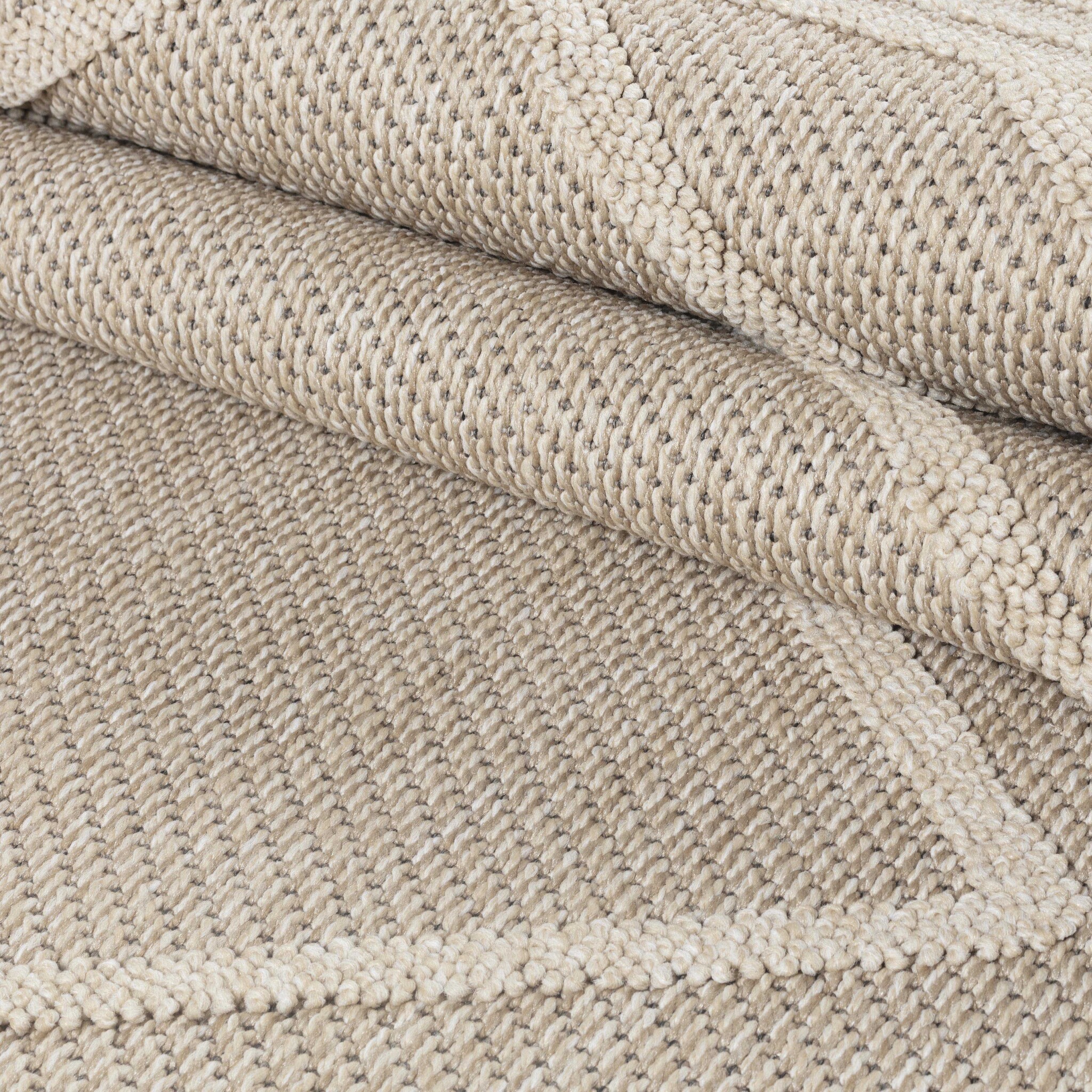 Natur Xantha Buitenkleed Sisal Laagpolig Indoor en Outdoor Beige