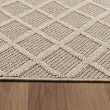 Natur Vloerkleed Milias Buitenkleed Sisal Laagpolig Indoor en Outdoor Beige