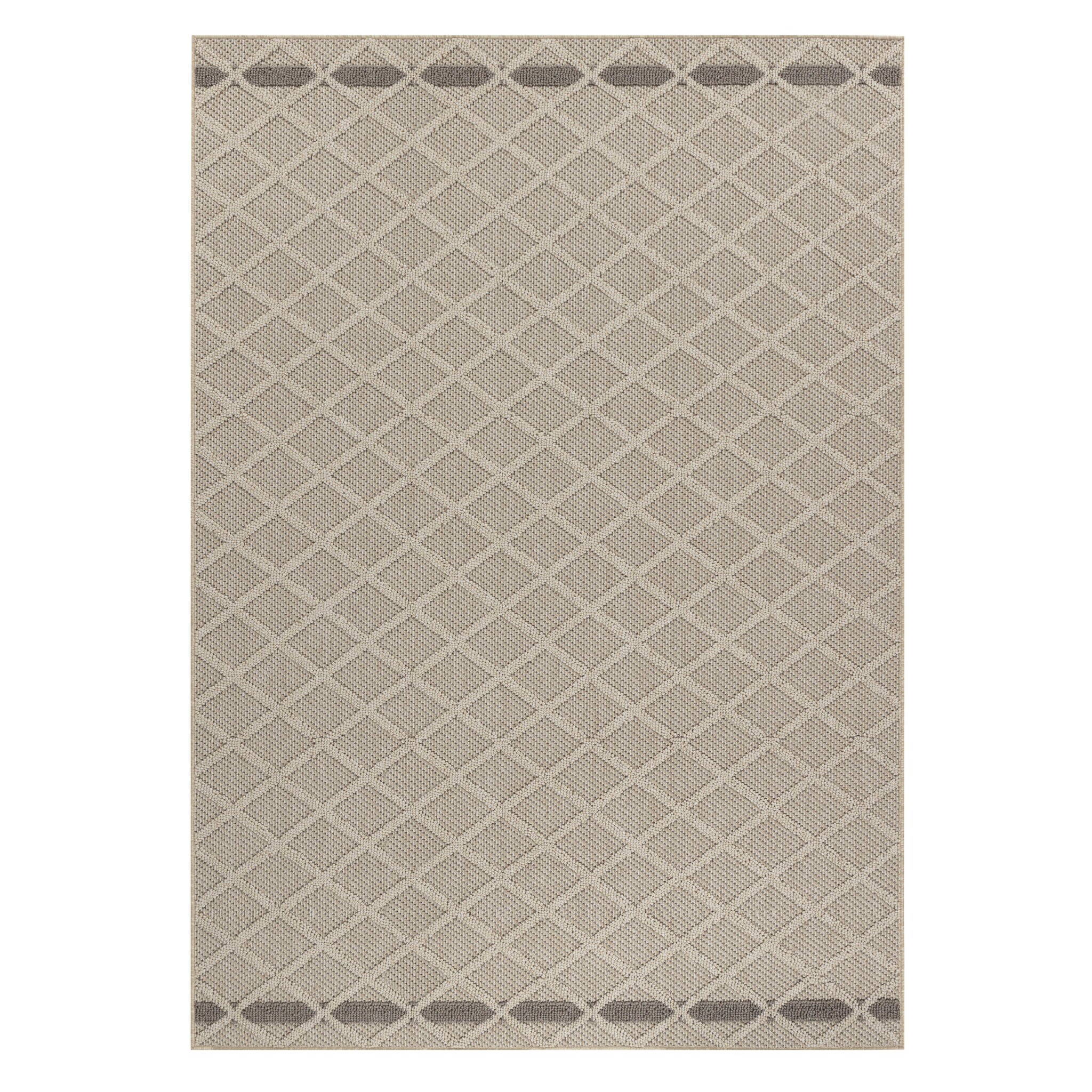 Natur Milias Buitenkleed Sisal Laagpolig Indoor en Outdoor Beige