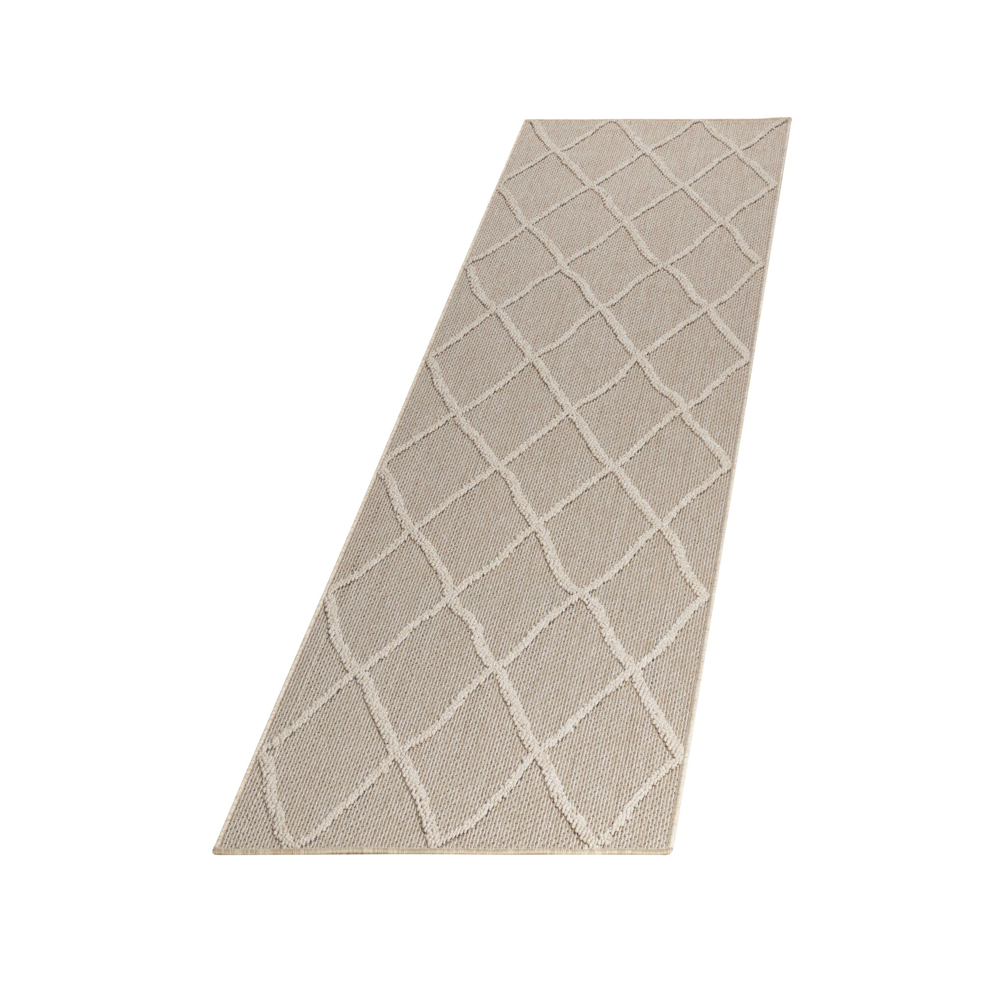 Natur Lykia Buitenkleed Sisal Laagpolig Indoor en Outdoor Beige