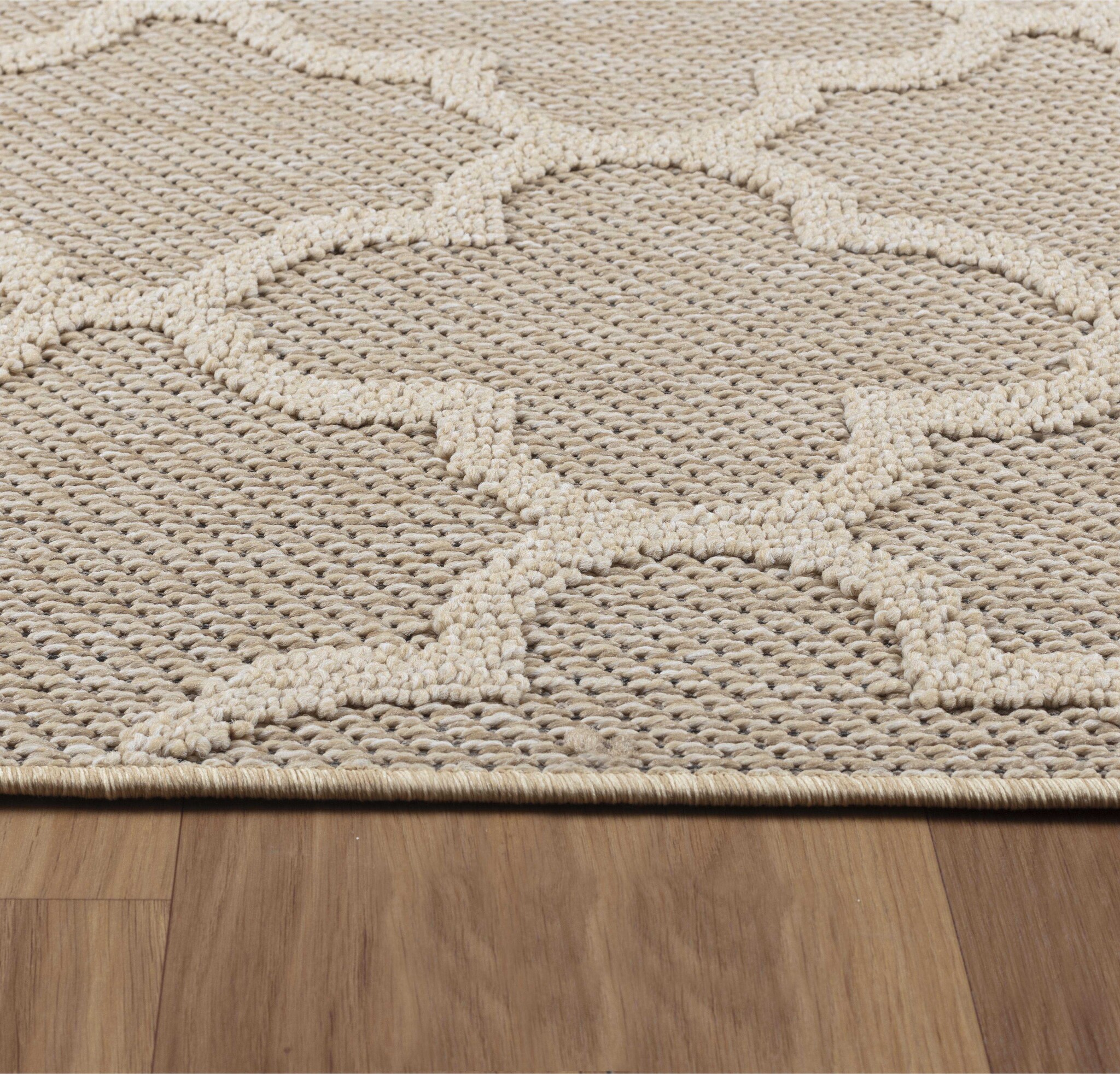 Natur Patara Buitenkleed Sisal Laagpolig Indoor en Outdoor Beige
