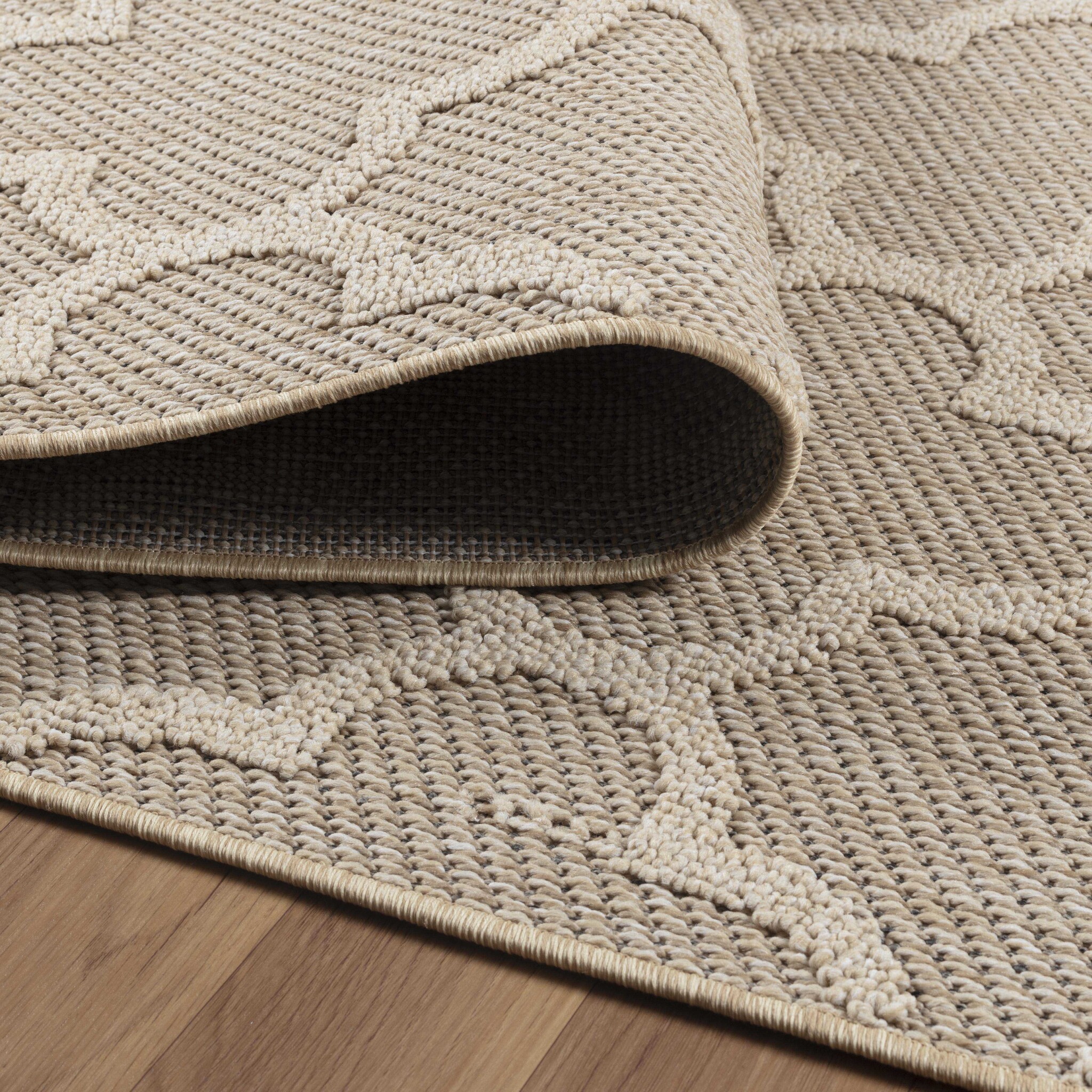 Natur Patara Buitenkleed Sisal Laagpolig Indoor en Outdoor Beige