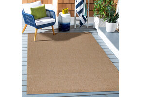 Natur Vloerkleed Denpasar Buitenkleed Sisal Laagpolig Indoor en Outdoor Beige