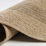 Natur Vloerkleed Berlin Rond Buitenkleed Sisal Laagpolig Indoor en Outdoor Beige