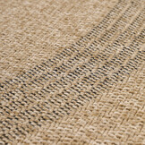Natur Vloerkleed Berlin Rond Buitenkleed Sisal Laagpolig Indoor en Outdoor Beige