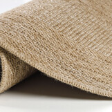 Natur Vloerkleed Rond Buitenkleed Sisal Laagpolig Indoor en Outdoor Beige