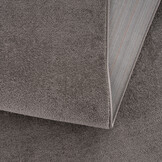 Uni Effen Laagpolig Vloerkleed Modern Grijs