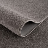 Uni Effen Laagpolig Vloerkleed Modern Grijs